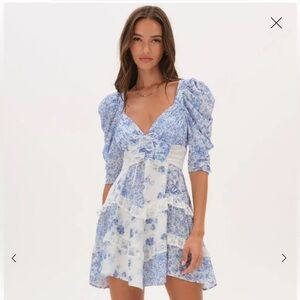 For Love And Lemons Rosalyn Mini Dress